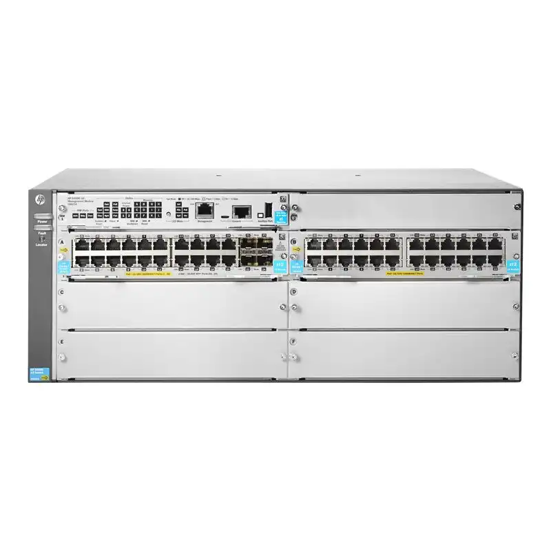 HPE Aruba 5406R 44GT PoE+ - 4SFP+ (No PSU) v3 zl2 - Commutateur - Géré - 44 x 10 - 100 - 1000 (PoE+) + 4 x 1... (JL003A)_1